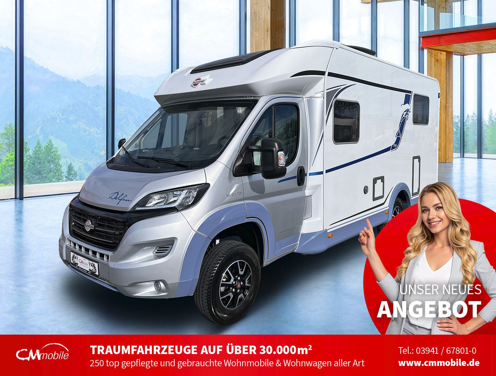 Bürstner
 Delfin 690 G - 9-Gang Automatik - Einzelbetten -
