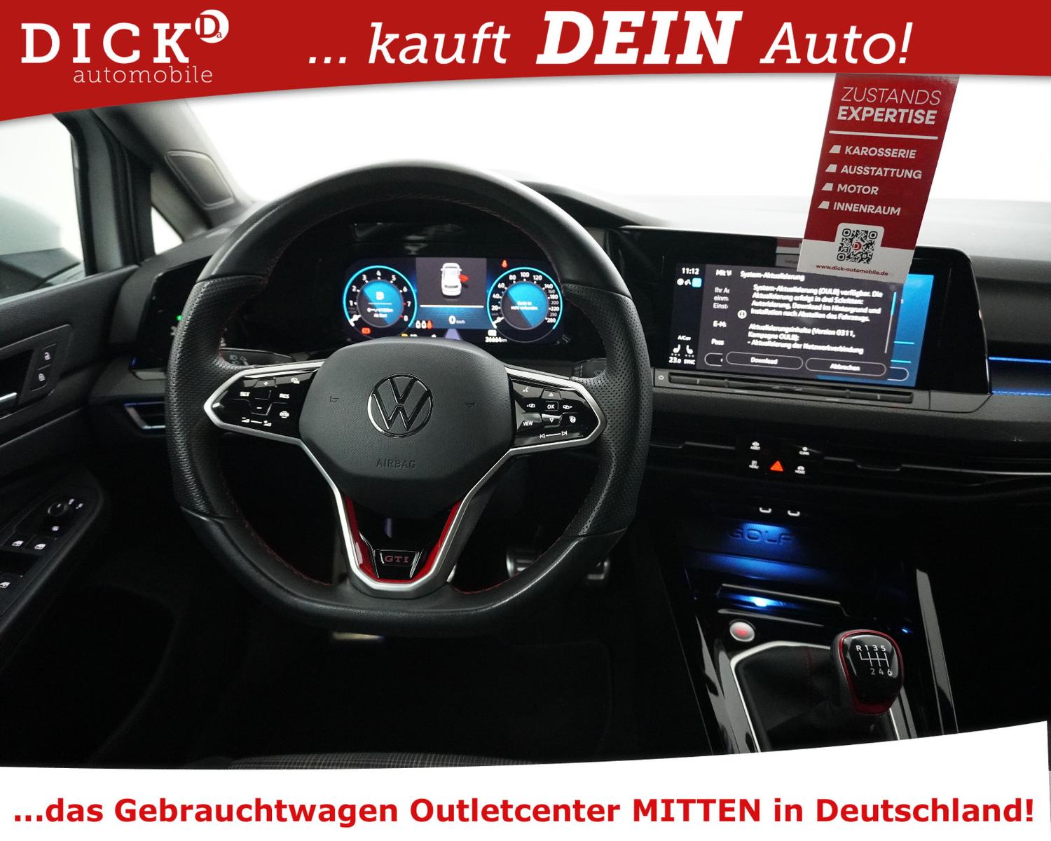 Volkswagen Golf VIII 2.0 TSI GTI >IQ LED+VIRTU+KAM+NAVI+SHZ, миниатюра 11