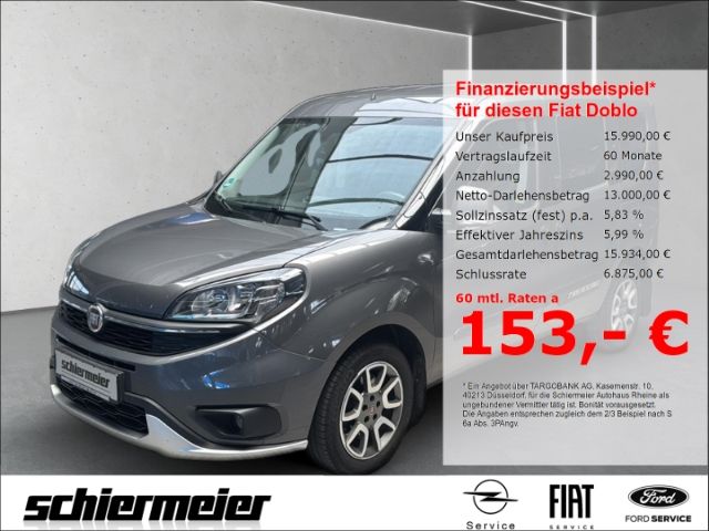 Fiat Doblo Trekking 5-Sitzer Navi Kamera SHZ LKW-Zul.