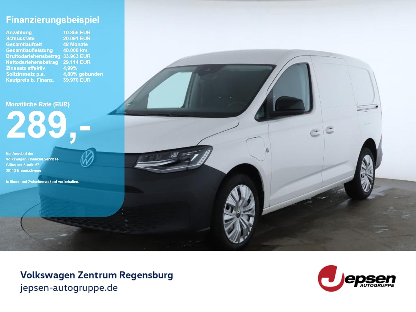 Volkswagen Caddy Maxi Cargo Hybrid DSG R-KAMERA SpurW AHK