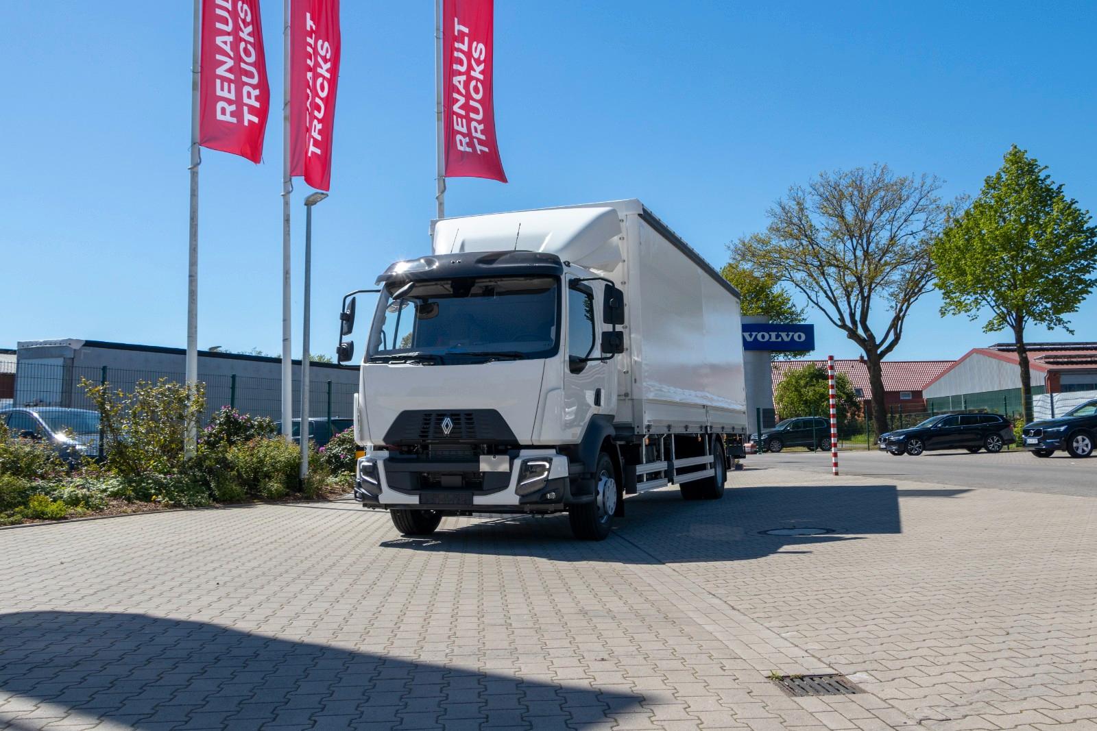 Renault D16 280 Pritsche + Plane Dhollandia LBW