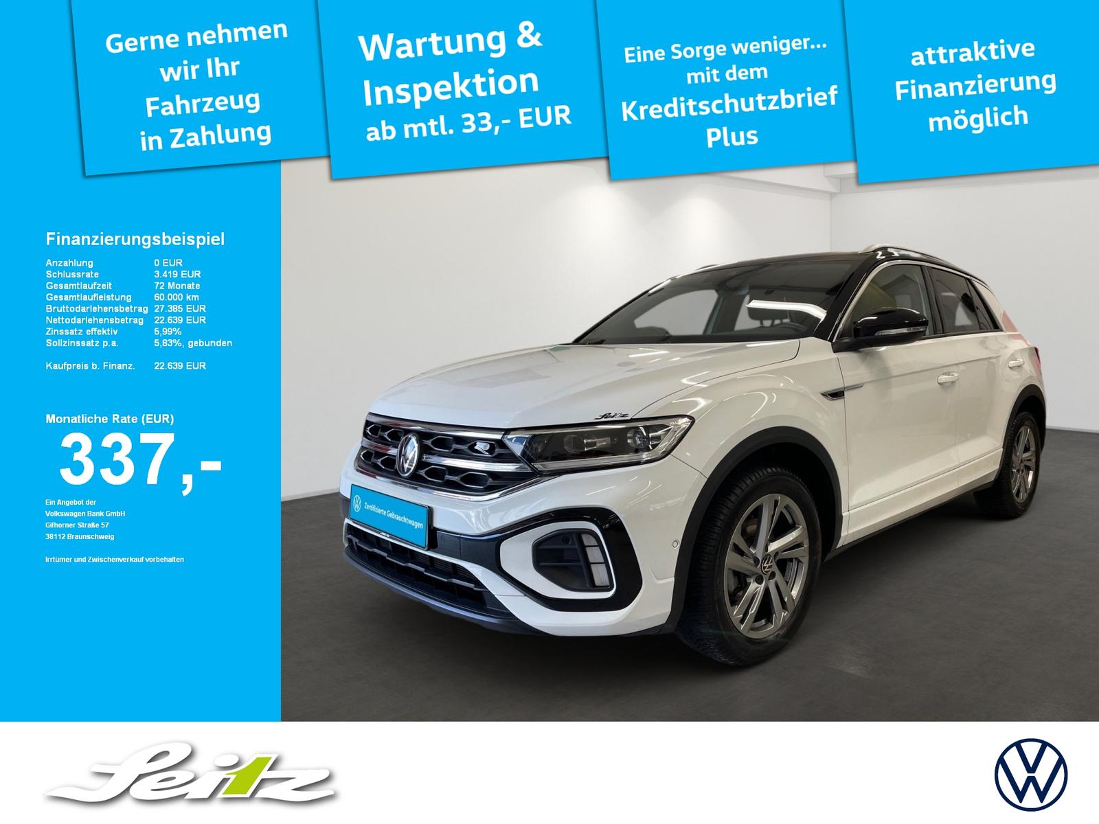 Volkswagen T-Roc 1.0 TSI R-Line *LED*NAVI*PARKSENSOR*