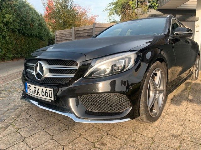 Mercedes-Benz C 250 d T, AMG-Line, 9-G Tronic, Scheckheft