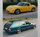 Mazda Mx5 NB / w124 e220 - gebrauchte Mazda MX-5 aus dem Jahr 1998