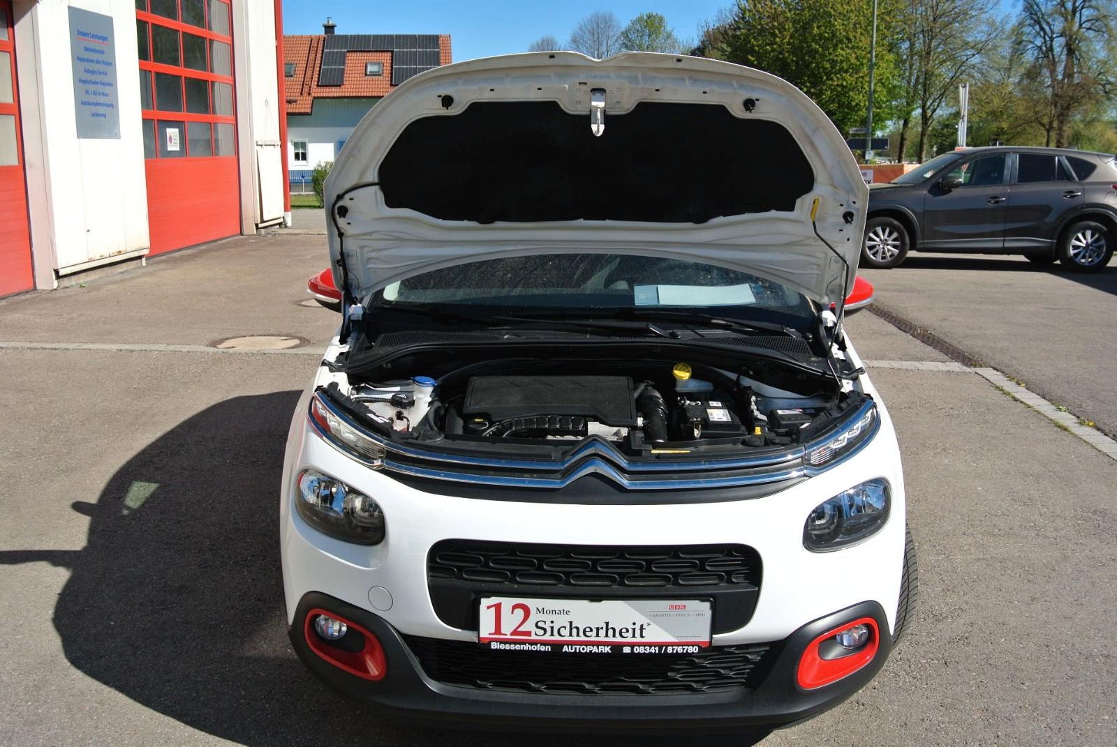 Citroën C3 Shine 110 PS,Klima,Navy,Garantie,8 Reifen