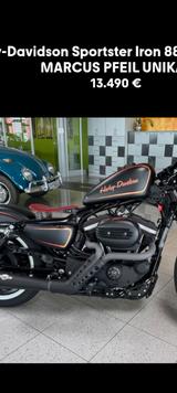 Harley-Davidson XL883N-Iron Old-School Umbau .5HD - HARLEY-DAVIDSON VON 751 BIS 1000 CCM