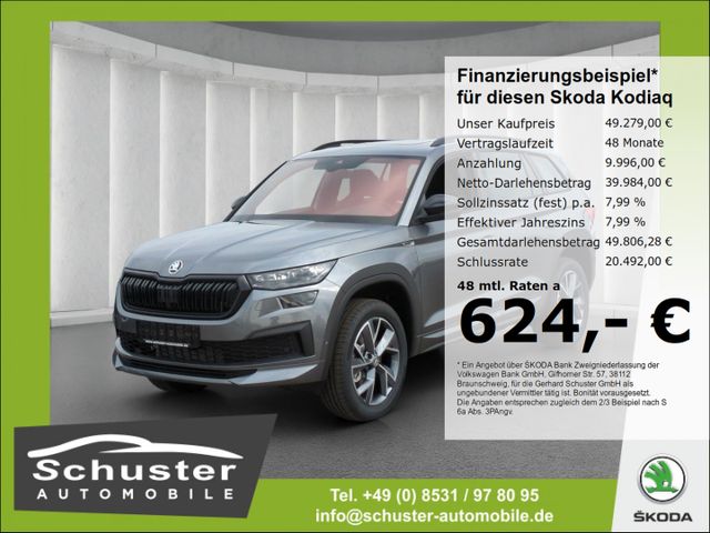 Skoda Kodiaq SPORTLINE 4x4 TDI*AHK Panodach ACC R-Kam