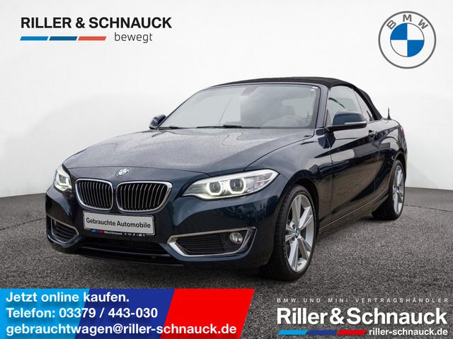 BMW 220i Cabrio Luxury Line NAVI+H/K+XENON+LEDER+SHZ