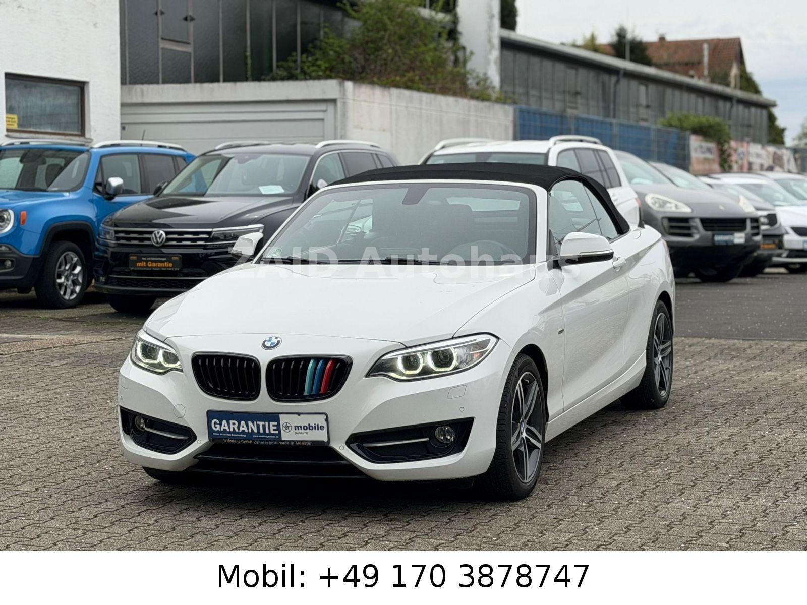 BMW 218d 2 Cabrio Sport Line Carbon *KAMERA*LED*NAVI