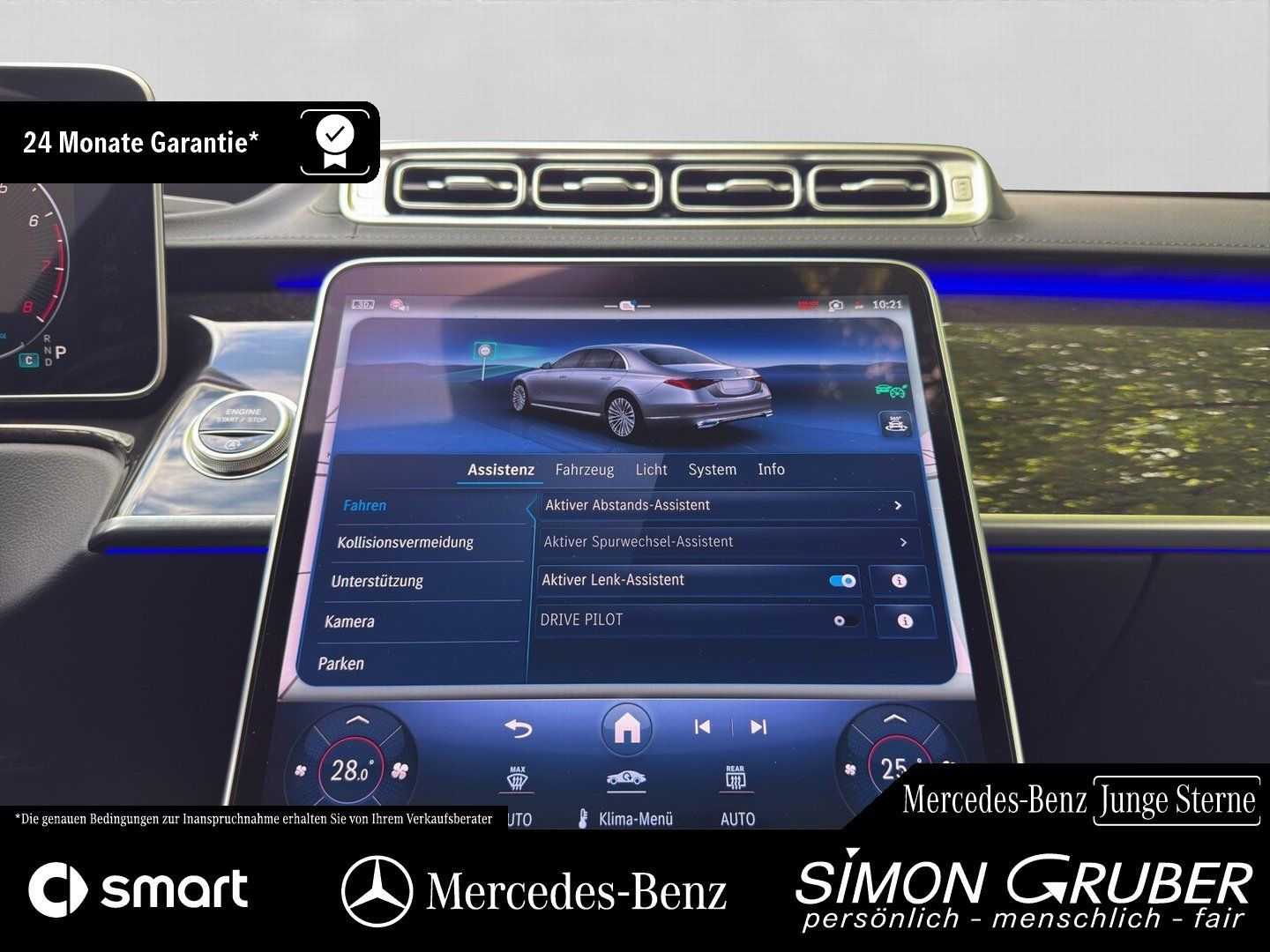 Fahrzeugabbildung Mercedes-Benz S 580 4M L AMG Night First-Class Executive Chauf