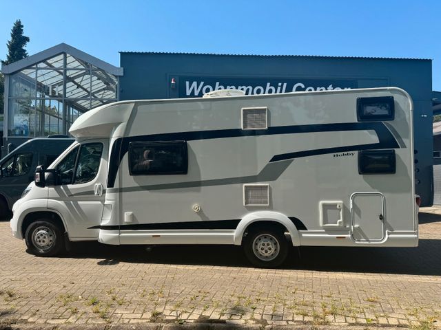 Hobby Optima on Tour T 65 HKM-Etagenbetten+E.Hubbett