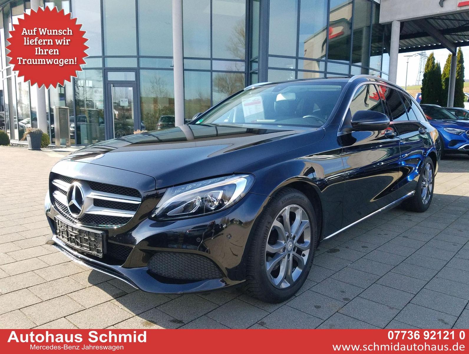 Mercedes-Benz C 180 T, Avantgarde, LED, Navi, Klima, SHZ, S...