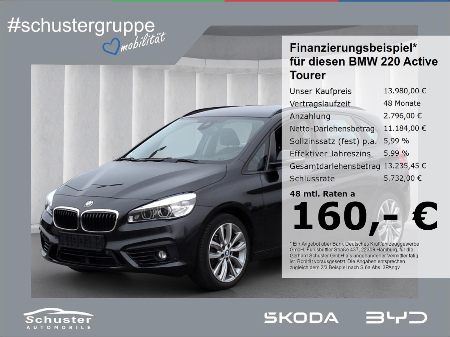 BMW 220 Active Tourer d xDrive SportLine*AHK LED 18*