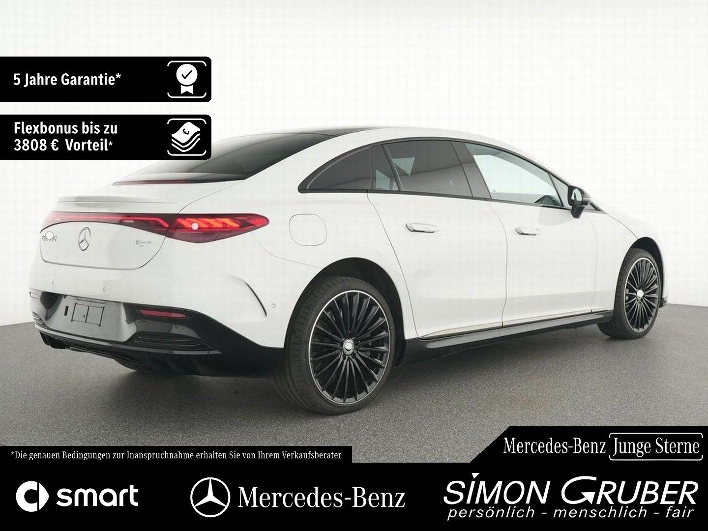 Fahrzeugabbildung Mercedes-Benz EQE 350 AMG Night Pano Airmatic Burm Leder DigiL