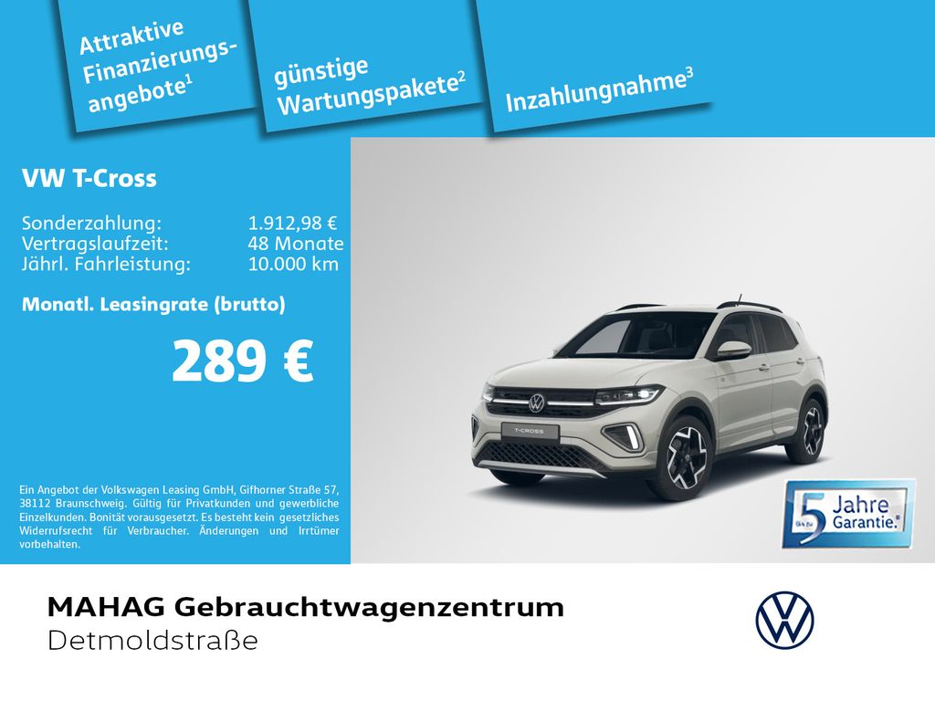 T-Cross 1.5 TSI R-Line NaviPro IQ.LIGHT AHK R-KA