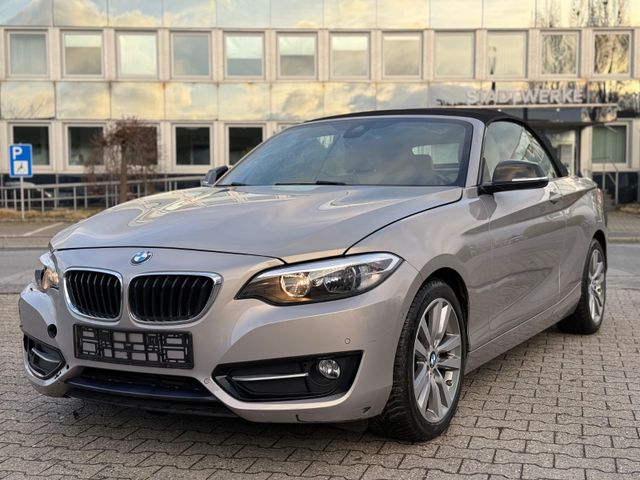 BMW 218d Cabrio Sport Line Automatik:Leder,SHZ,Euro6