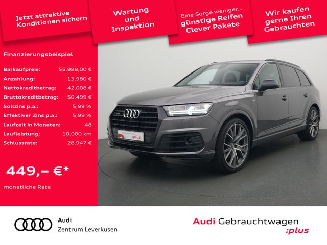 Audi Q7 quattro S line 7-SITZER LEDER RAUTE MEMORY