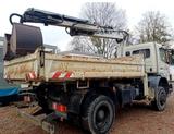 Mercedes-Benz ATEGO 1828 4X4 ALLRAD KRAN MEILER DREISEITENKIP - Mercedes-Benz Atego 18