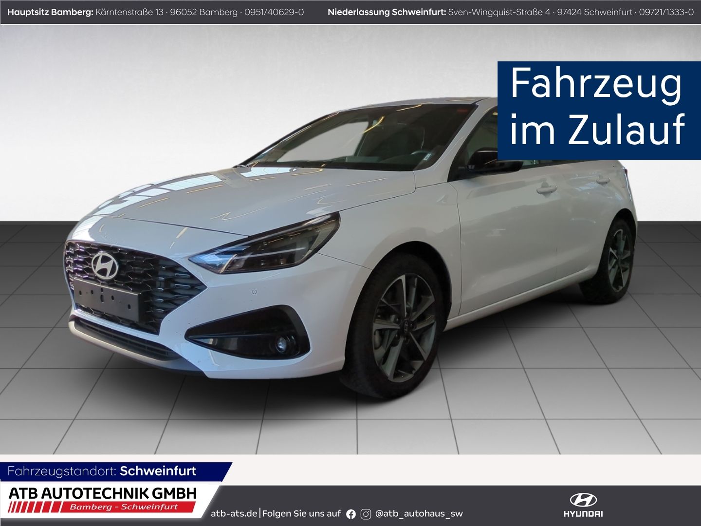 Fahrzeugabbildung Hyundai i30 Advantage 1.5 T-GDi 48V DCT Navi LED Apple C