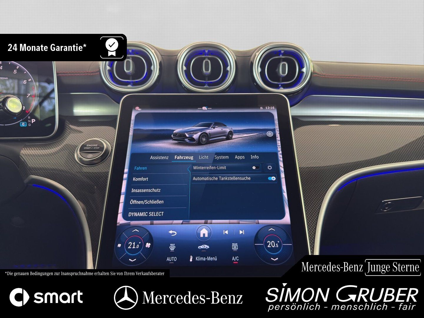 Fahrzeugabbildung Mercedes-Benz CLE 53 4M AMG Night Dyn+ HUD Burm Sitzklima 20``