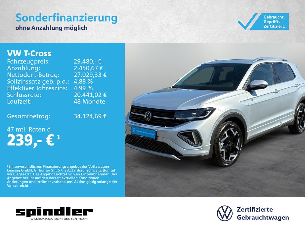 T-Cross R-Line 1.5 TSI DSG / Navi, Matrix, AHK