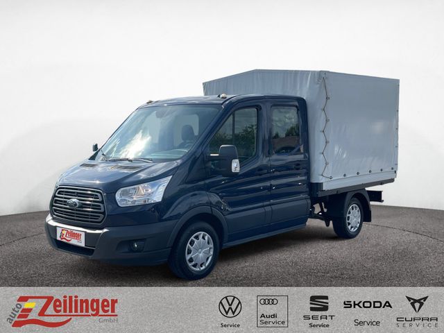 Ford Transit Pritsche Plane L2 Doppelkabine|7-Sitzer|