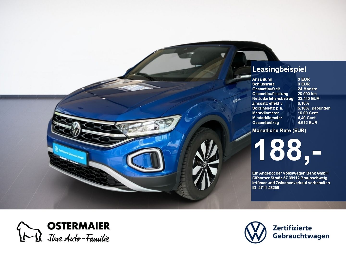 Volkswagen T-Roc Cabriolet GOAL 1.0TSI 116PS ACC.KAMERA.NAV