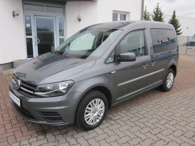 Volkswagen Caddy PKW+7-Sitze+AHK+Klima+SHZ+PDC+MFL+1. Hand