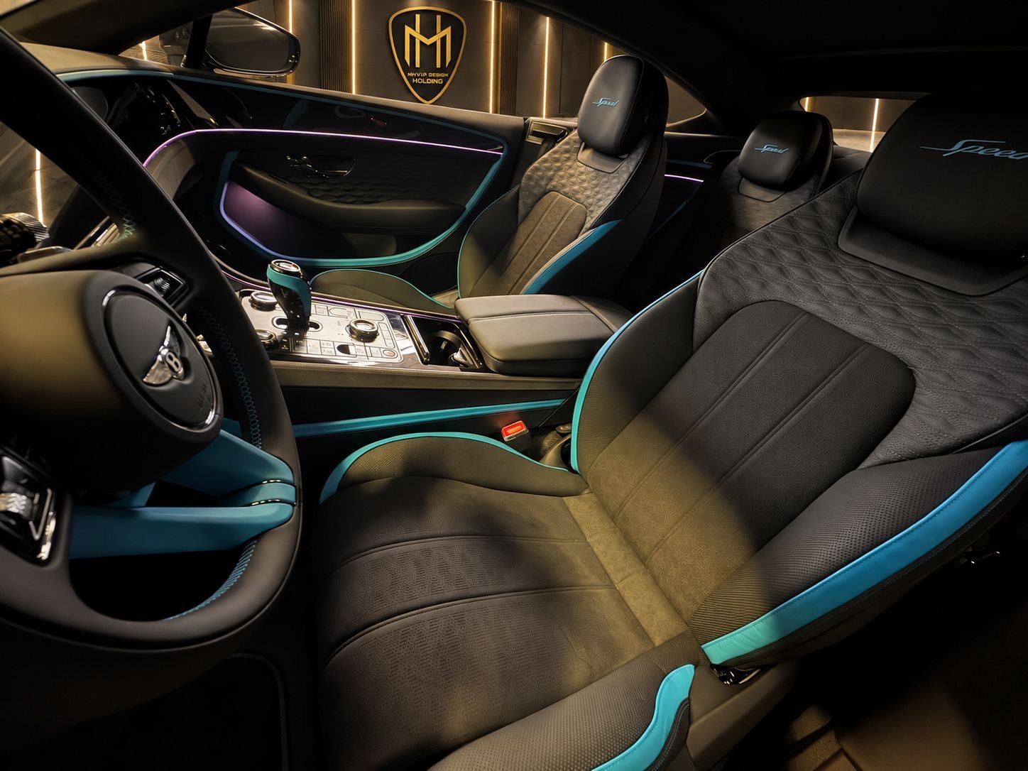 Bentley GT Speed Black Sapphire & Kingfisher imagem 3