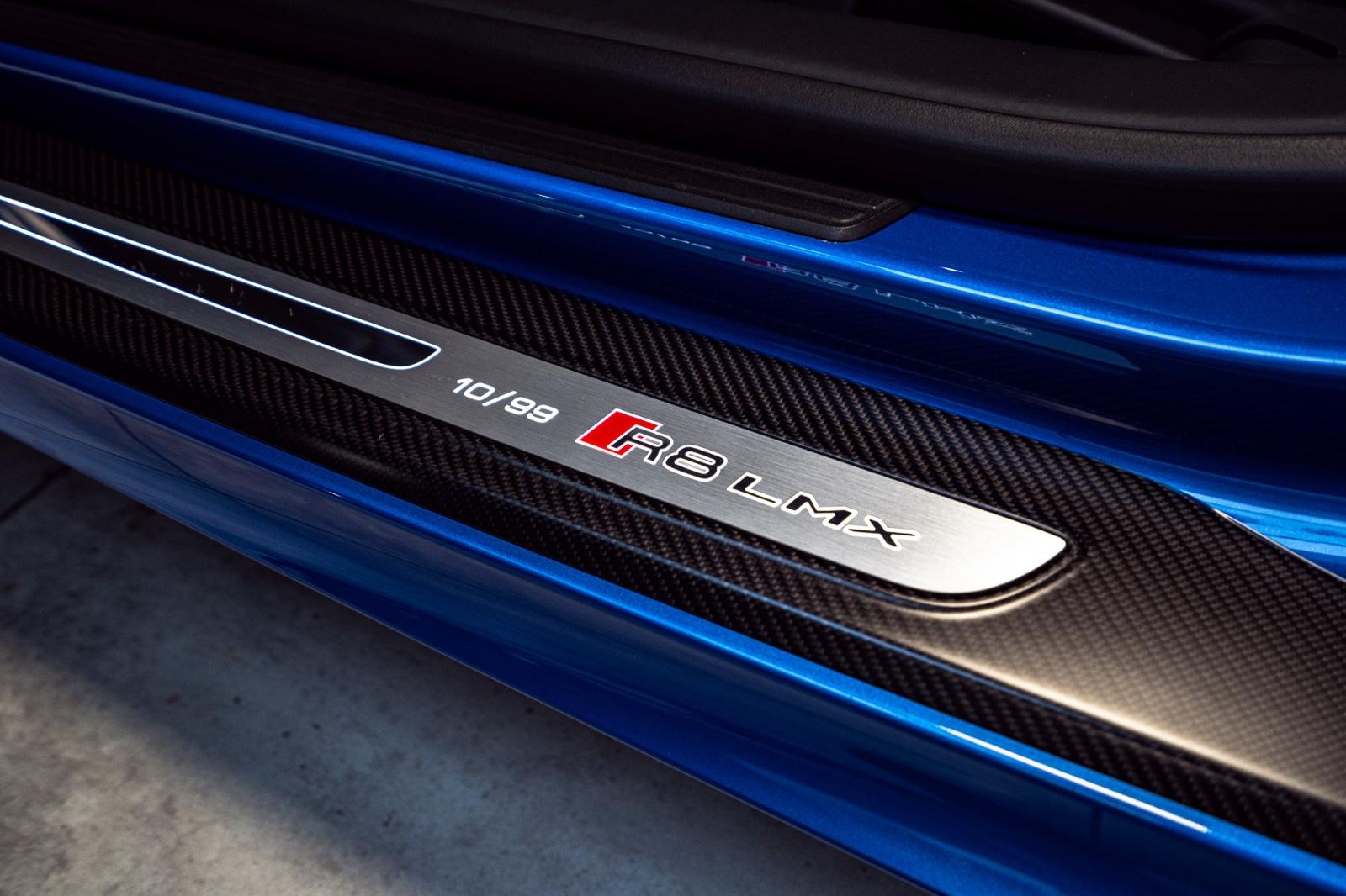 Audi R8 LMX V10 5.2 FSI 570 ch • Série limitée n° 10/99 • 13 400 km • Carbone • Céramique • B&O