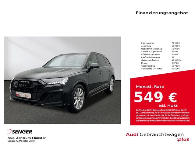 Audi Q7 50 TDI quattro S line Matrix Pano Kamera AHK