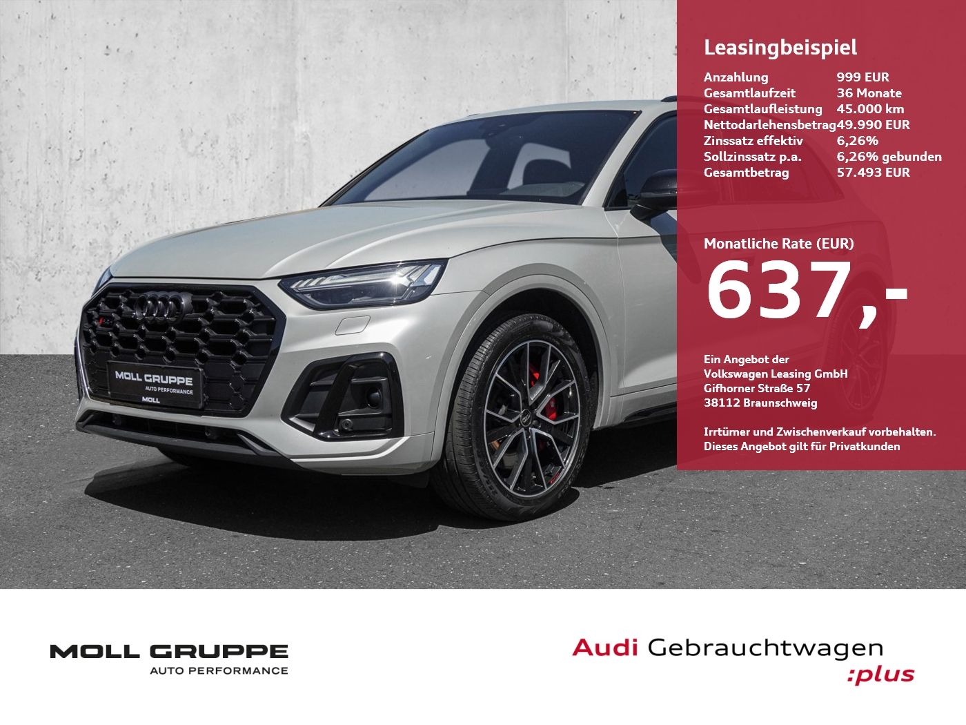 Audi SQ5 3.0 TDI quattro tiptronic LUFTFED B&O MATRIX