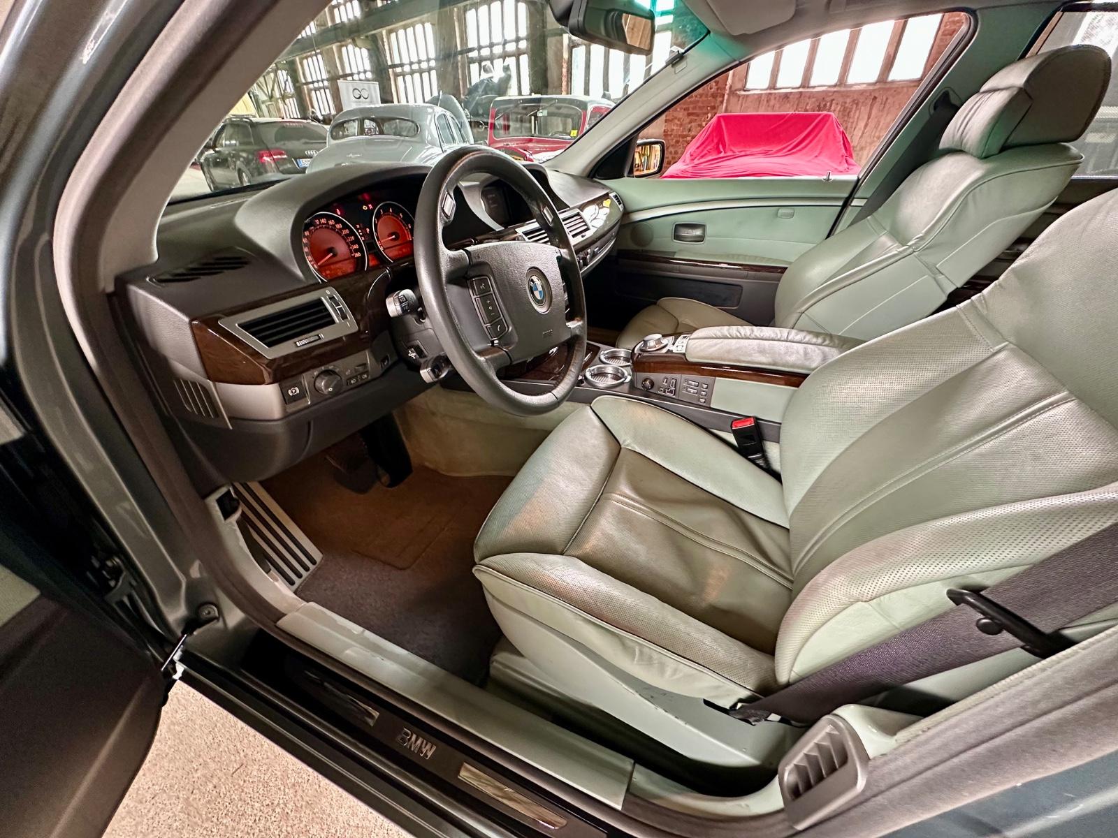 BMW 745i E65 V8 Prins LPG schiefergrün Top Zustand!