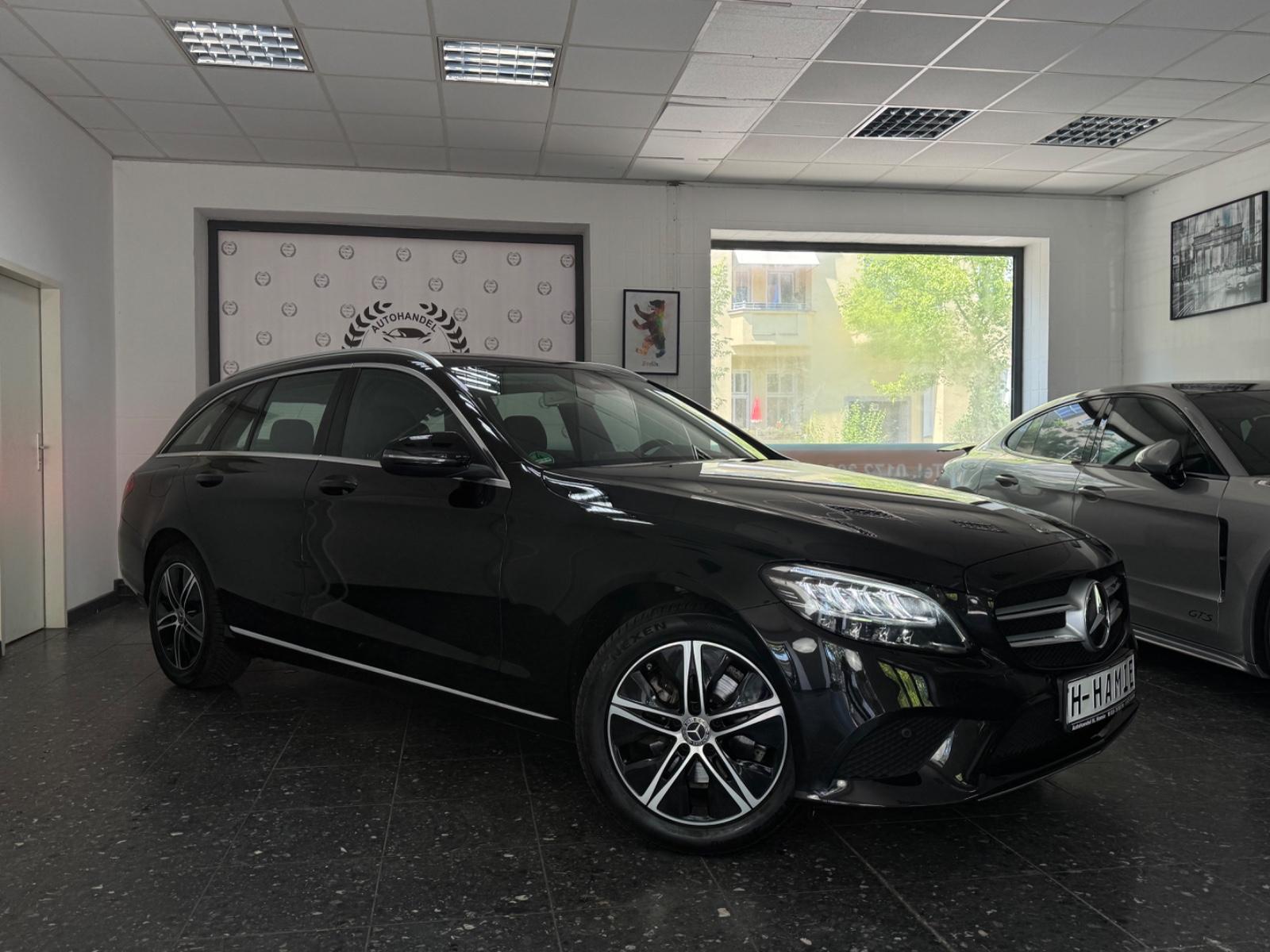 Mercedes-Benz C-Class T-MODELL AUTO NAVI CAM LEDER T-WINKEL 8-F, миниатюра 2