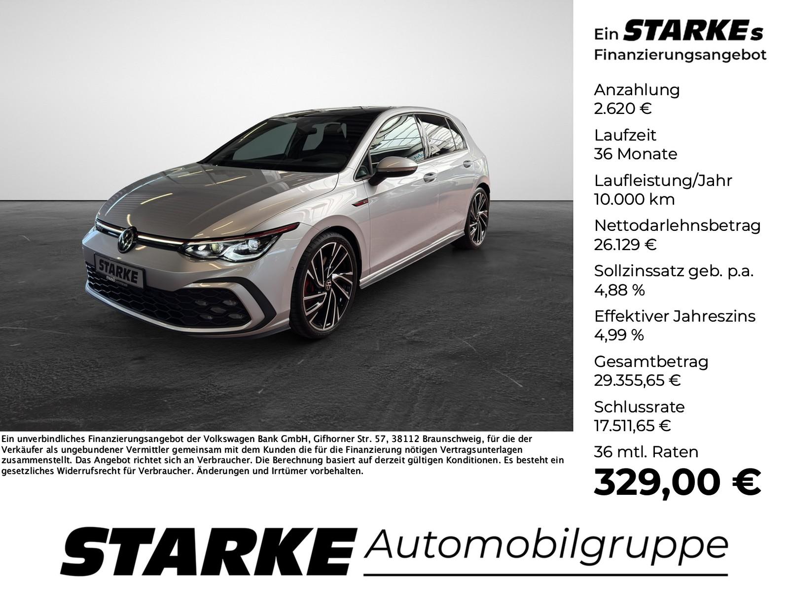 Volkswagen Golf GTI 2.0 TSI DSG  HeadUp Panodach Standheiz 