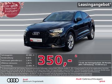 Audi Leasingangebot: Audi Q3 Sportback 35 TDI S line NAVI+ LED AHK KAM.