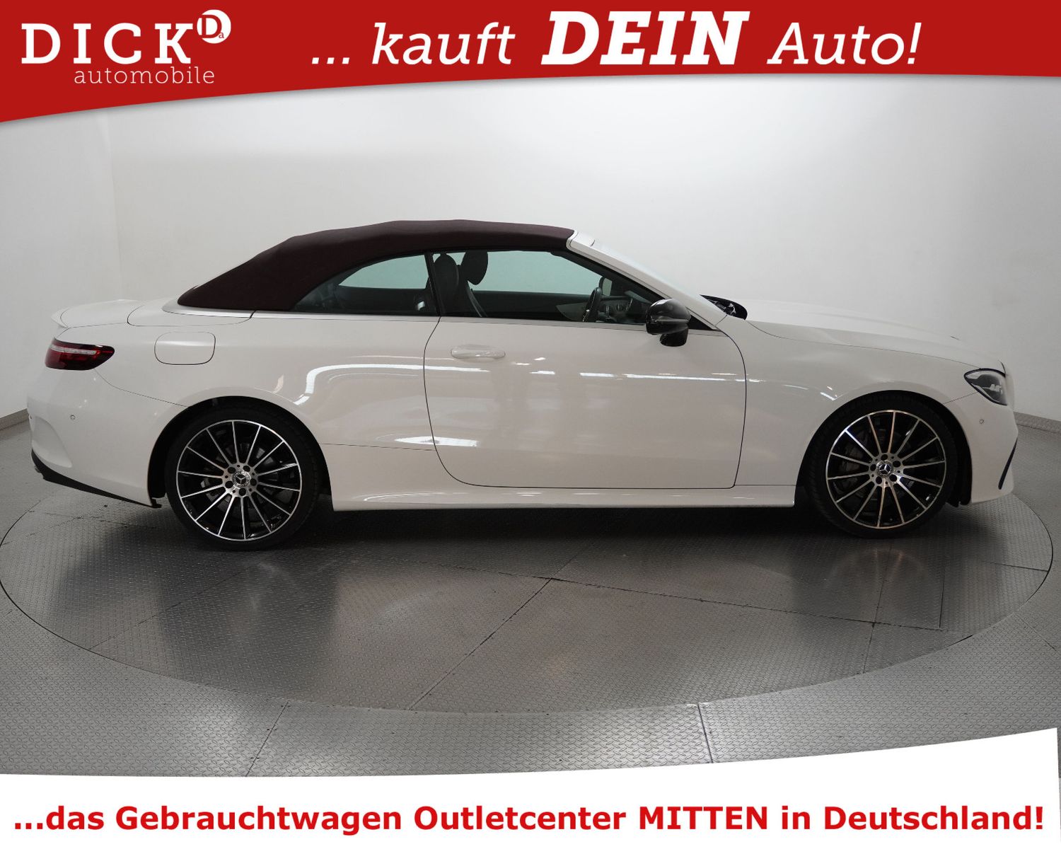 Fahrzeugabbildung Mercedes-Benz E220d Cabrio 2X AMG NIGHT+WIDESC+STNDHZ+BURM+20"