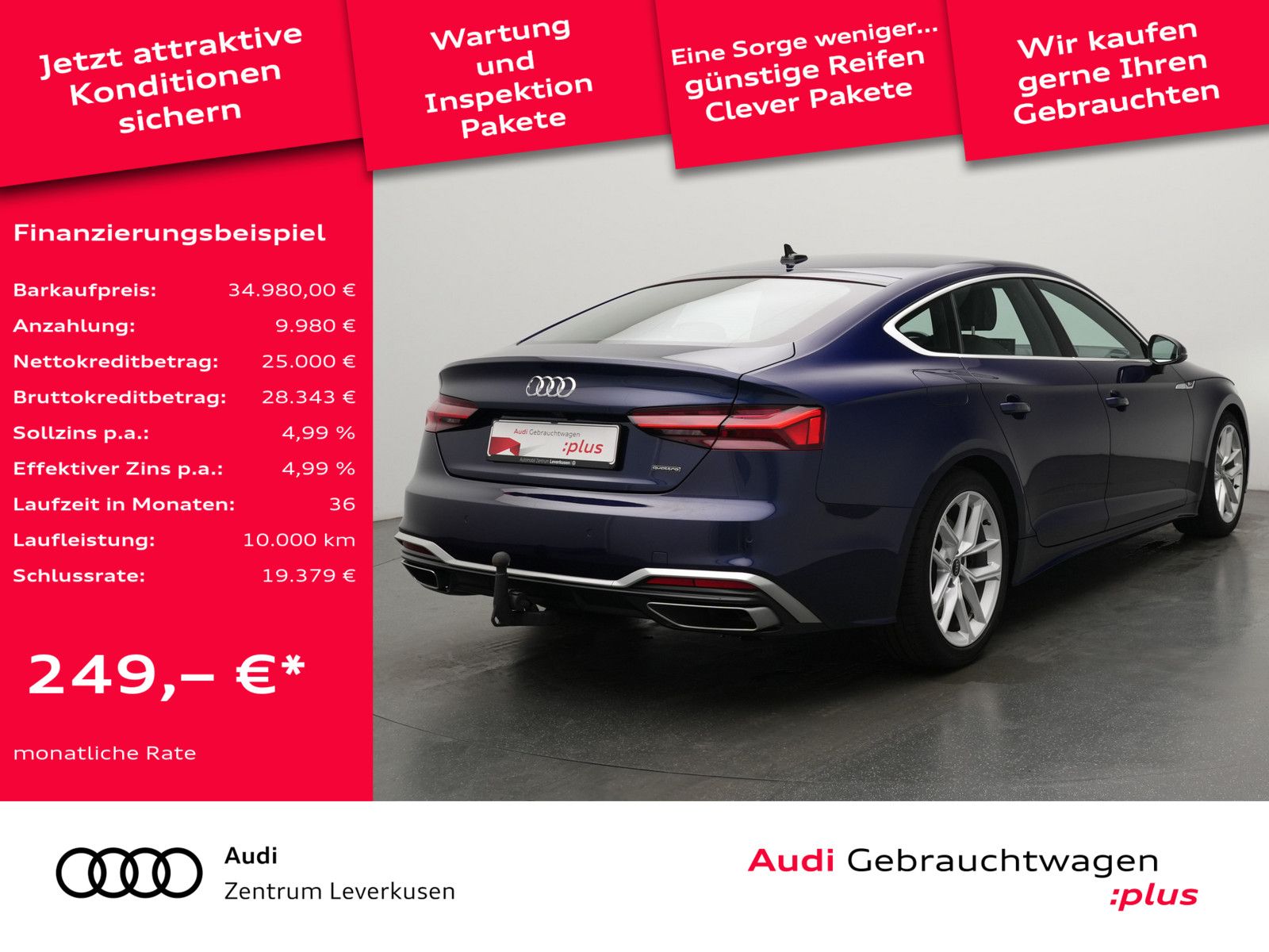 Audi A5 Sportback 45 quattro S line business MATRIX foto 2