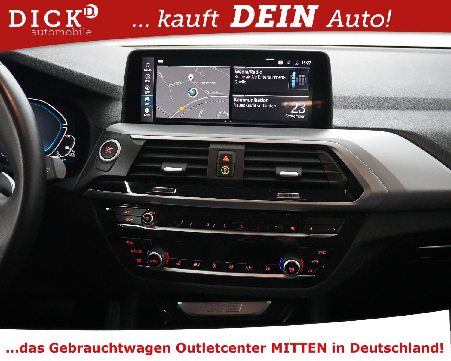 Fahrzeugabbildung BMW X3 xDr 30e Aut Sport LEDER+SHZ+VIRTU+PROF+LED+MF