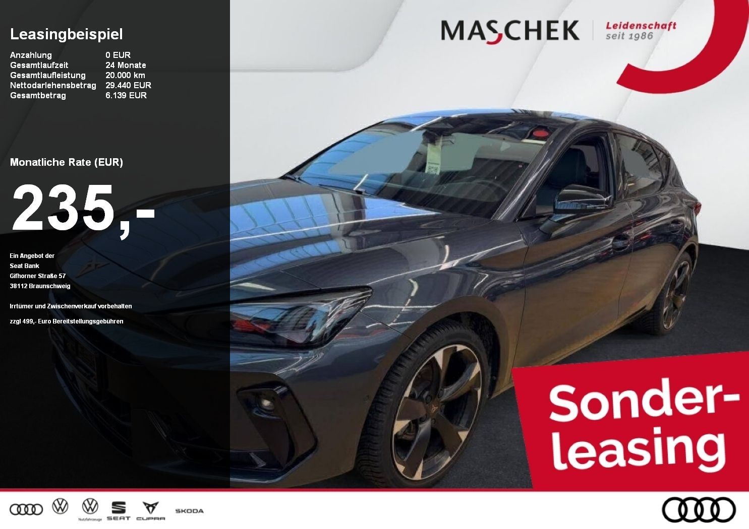 Cupra Leon 1.5 eTSI Sonderleasing! Navi ACC Sitzh. ACC