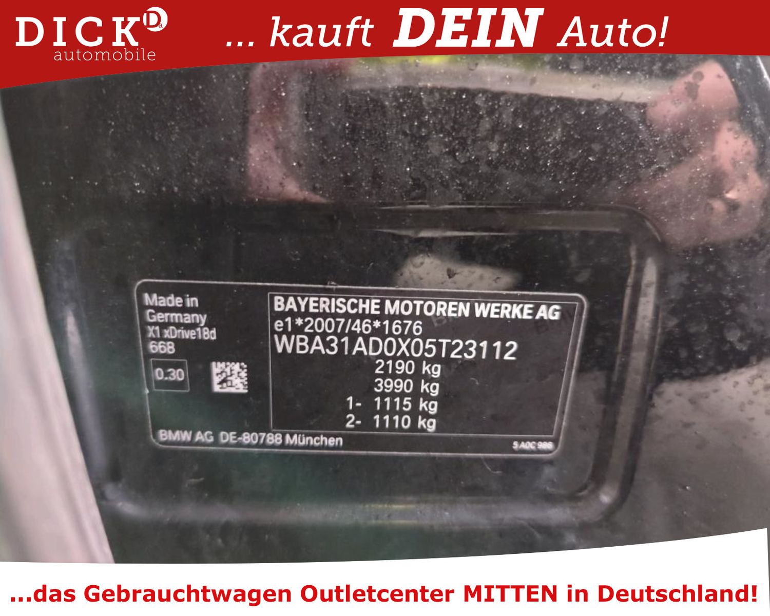 Fahrzeugabbildung BMW X1 xDr 18d Aut. Sportline LED/ACC/HIFI/18"LM