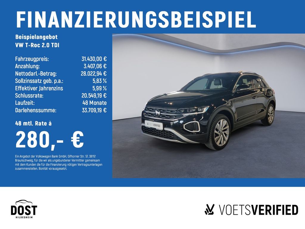 T-Roc 2.0 TDI Life KAMERA+AHK+LED+KYLESS