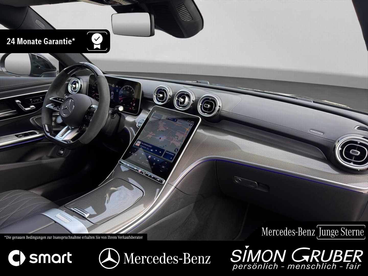 Fahrzeugabbildung Mercedes-Benz CLE 53 4M+ AMG Optik Dyn+ Night II Nappa Carbon