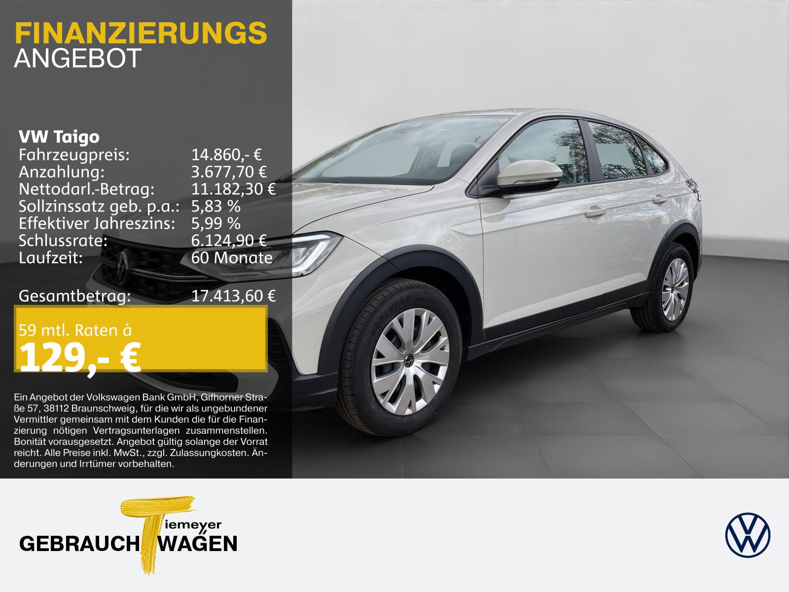Volkswagen Taigo 1.0 TSI LED DAB+PDC