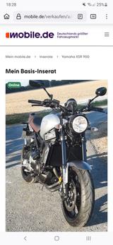 Yamaha XSR 900 1.Hand Neuzustand - YAMAHA XS