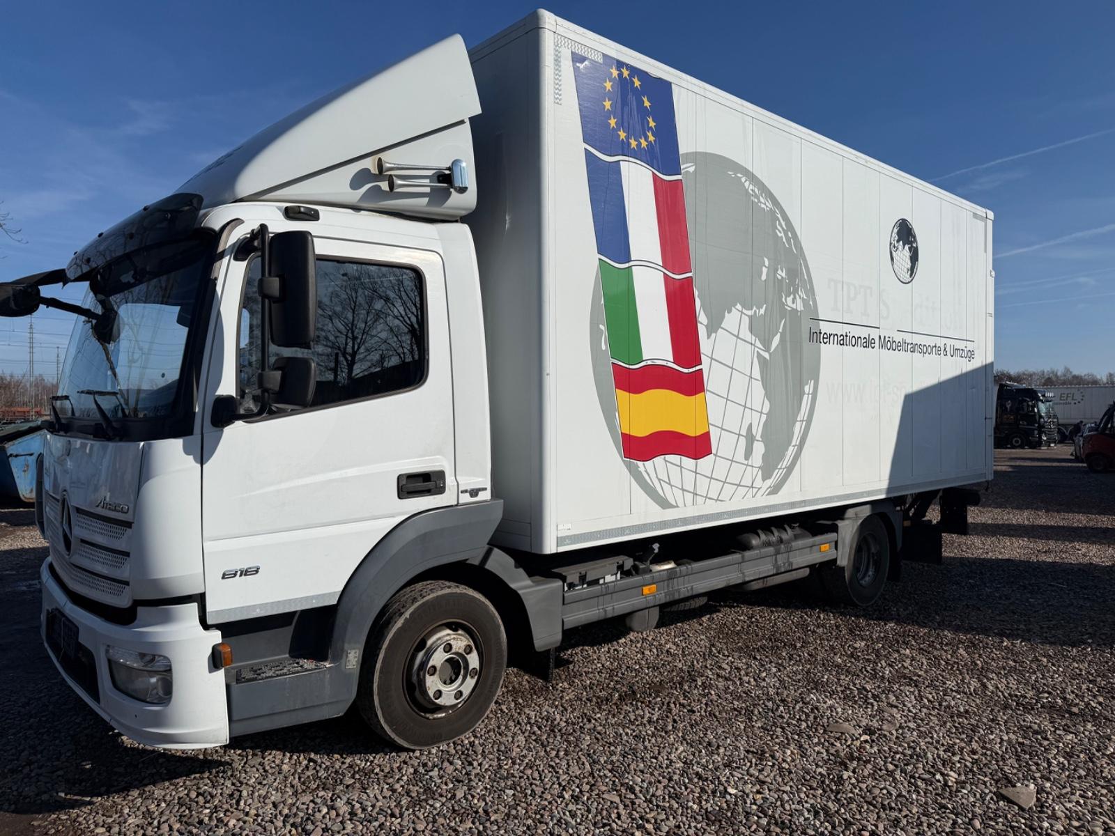 Mercedes-Benz Atego 3 818 4x2 Möbel Koffer Extra Lang