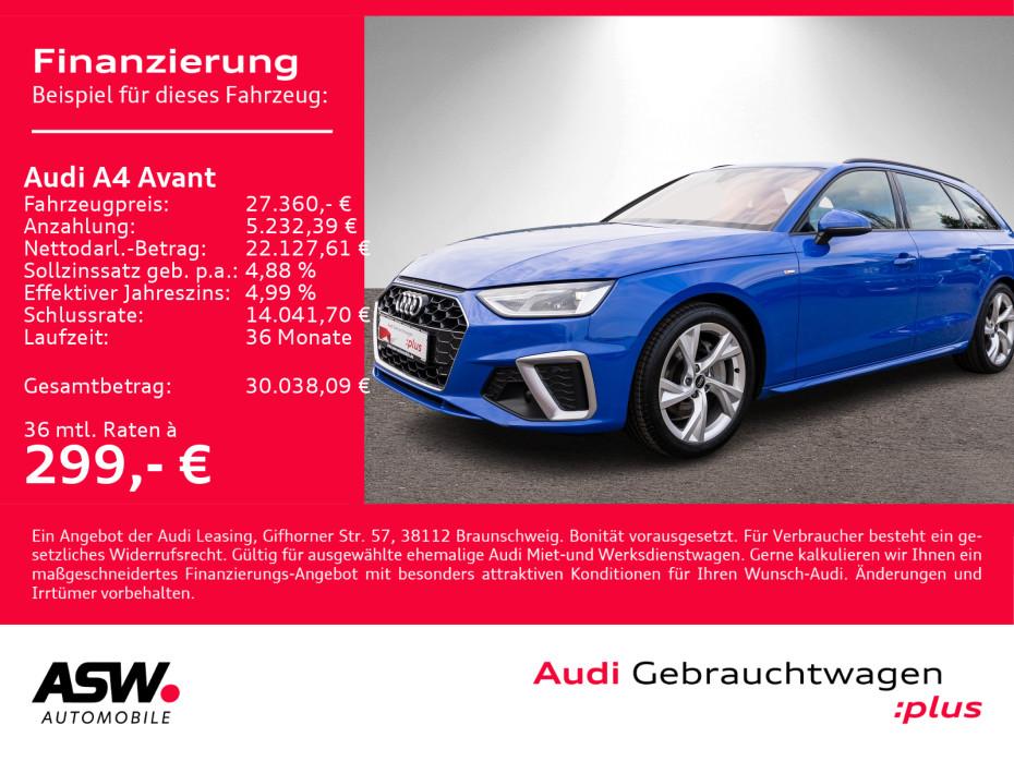 Audi A4 Avant S line 40 TDI NAVI LED PANO AHK GRA