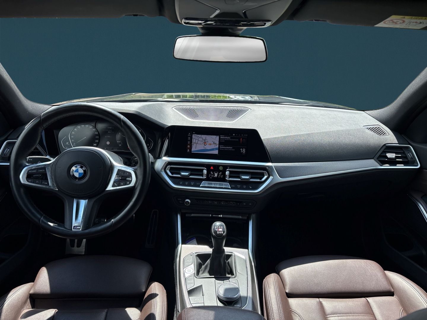 BMW 318 d Limousine M Sport Sportpaket Navi Leder Di foto 14