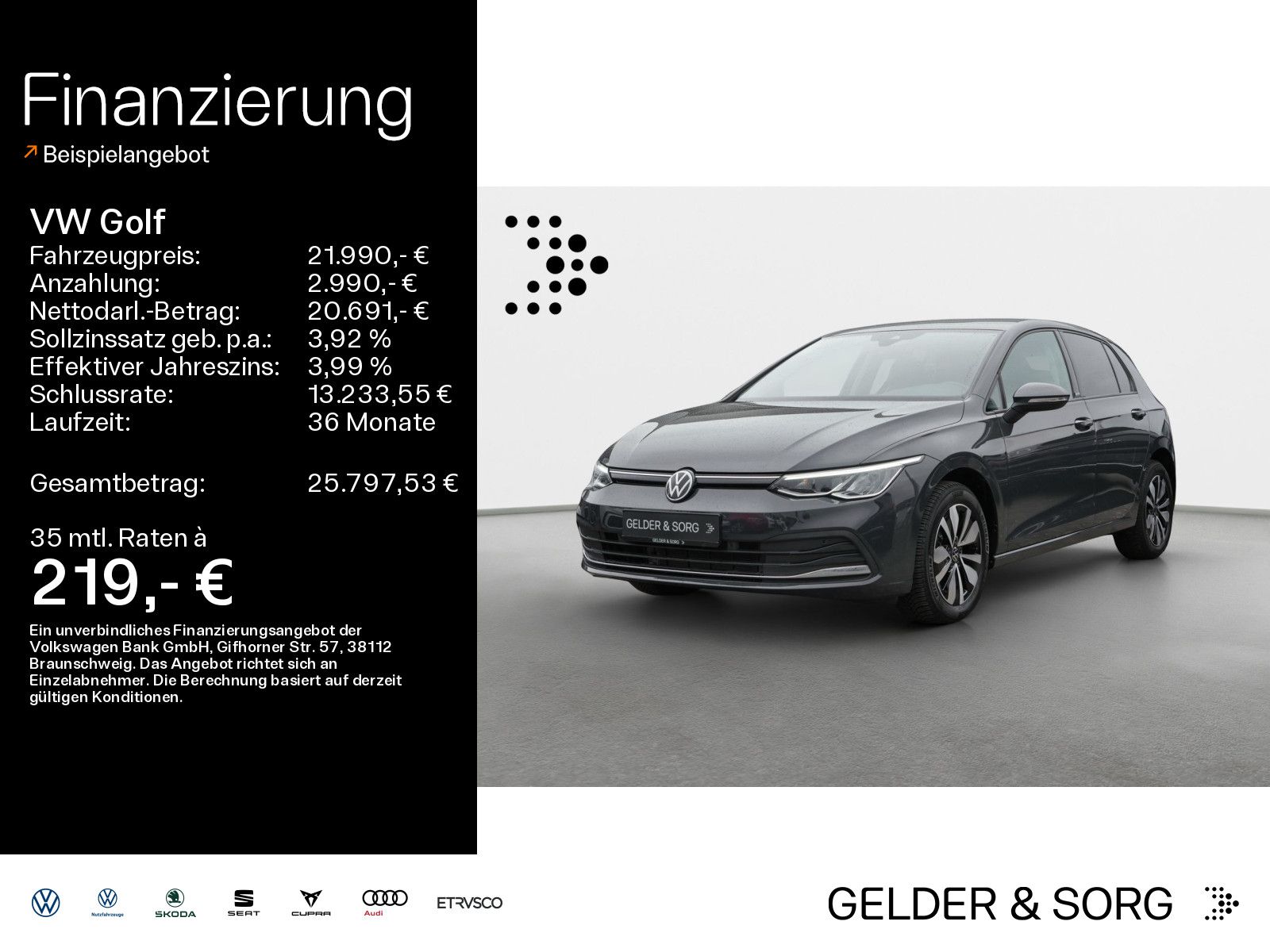 Volkswagen Golf Life Move 1.0 eTSI ACC*LED*DAB+*Digital