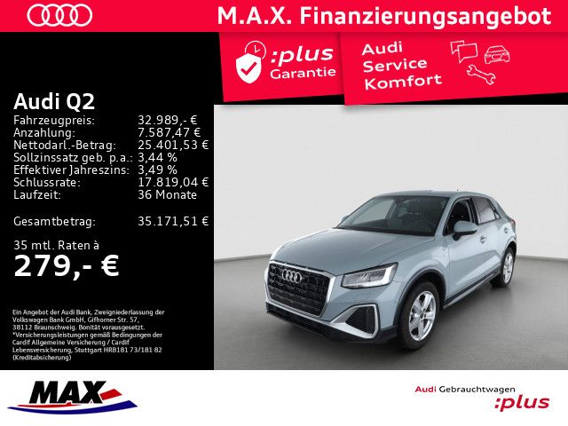 Q2 35 TFSI S LINE LED+NAVI+KAMERA+AHK+V COCKPIT+